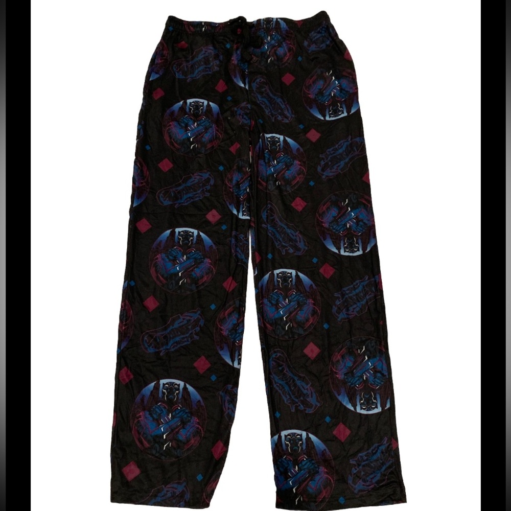 Marvel Studios Men’s Black Panther PJ/Lounge Pants w Pockets Medium